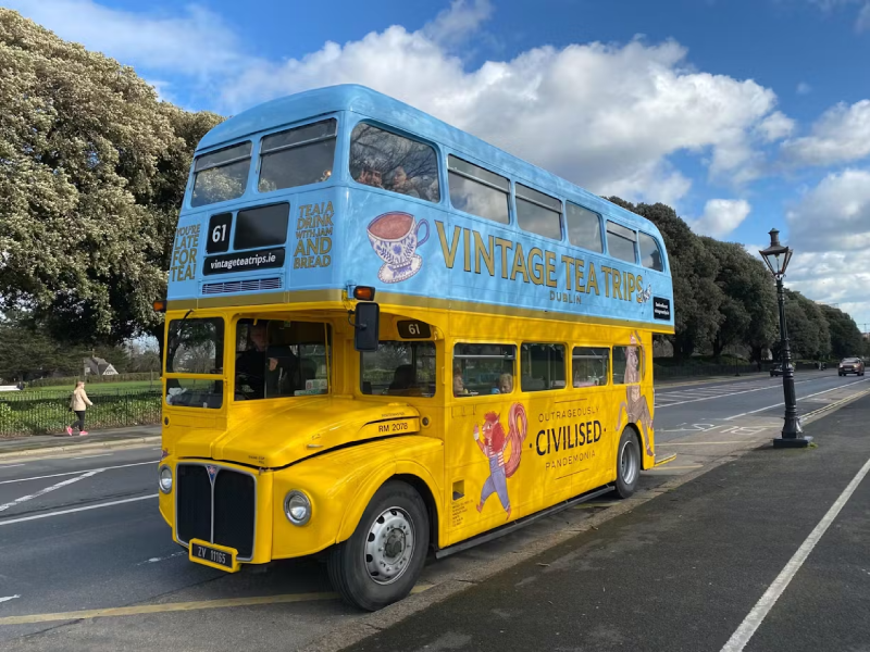 Vintage Tea Trips Bloomsday Bus Tour
